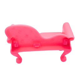 Canapé miniature rose pour poupée