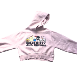 Sweat à capuche Zara Hello Kitty rose – Taille 13/14 ans (164 cm) – Occasion