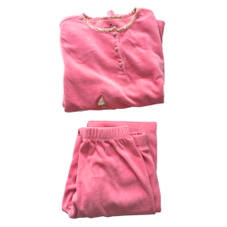 Ensemble Sergent Major rose fille (haut + pantalon) – 10 ans (140 cm) – Occasion