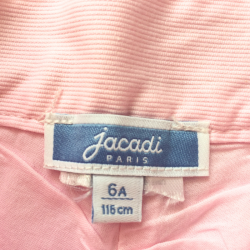 Short Jacadi Paris rose clair avec boutons – Taille 6 ans (116 cm) – Occasion