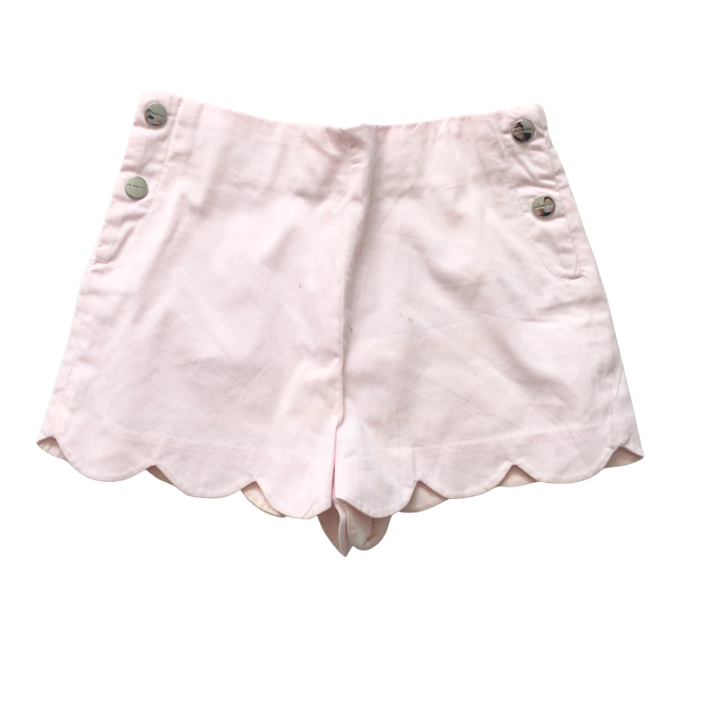 Short Jacadi Paris rose pâle à bords festonnés – Taille 6 ans (116 cm) – Occasion