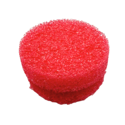 Éponge ronde nettoyante multi-usage – Coloris rouge – Neuve