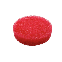 Éponge ronde nettoyante multi-usage – Coloris rouge vif – Neuve