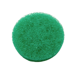 Éponge ronde nettoyante multi-usage – Coloris vert – Neuve