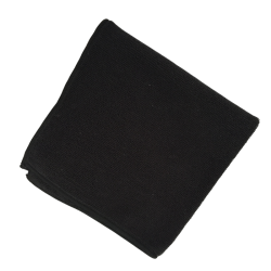 Chiffon microfibre noir – Nettoyage efficace sans traces