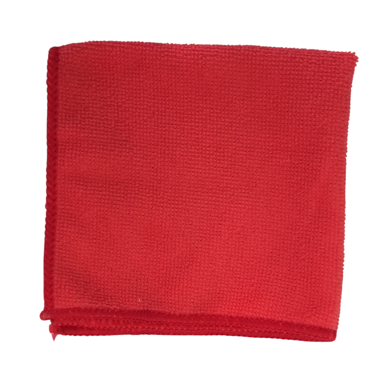 Chiffon microfibre rouge – Nettoyage multi-surfaces