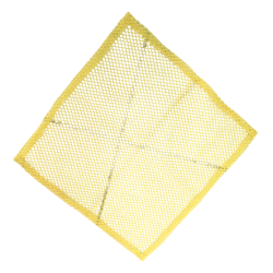 Chiffon filet grattant multi-usage jaune