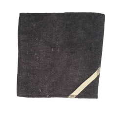 Chiffon microfibre double face avec côté grattant gris