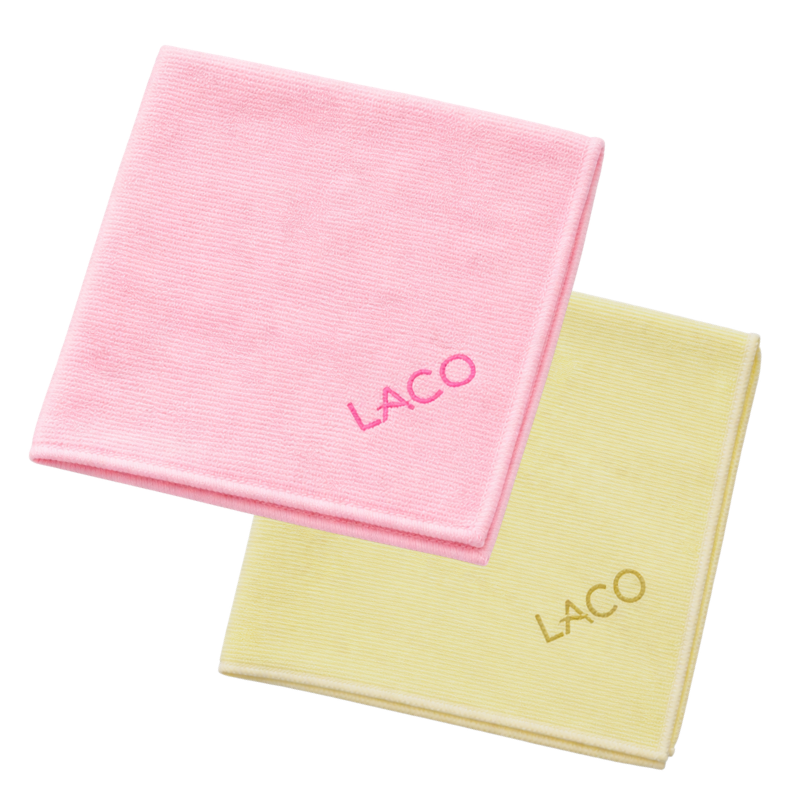 Microfibres lot de 2 – Rose Hollywood & Jaune Marbella