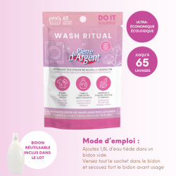 Lessive écologique en poudre concentrée : 65 lavages