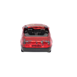 Voiture miniature cabriolet rouge métal