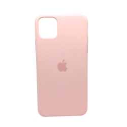Coque silicone rose pour smartphone style iPhone