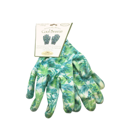 Gants de jardinage imprimé feuilles multi-usage