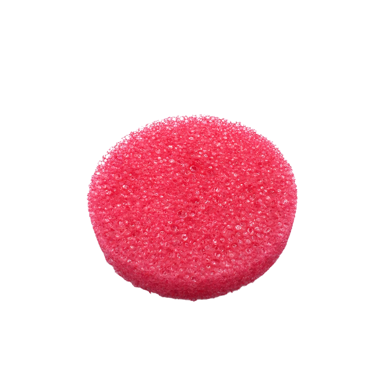 Éponge ronde rose multi-usage nettoyage
