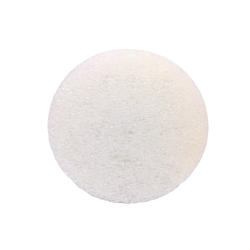 Éponge ronde blanche douce multi-usage