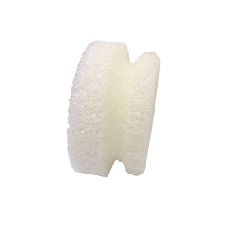 Éponge ronde ergonomique blanche douce multi-usage