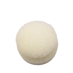 Éponge ronde ergonomique blanche douce multi-usage