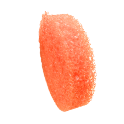 Éponge ronde orange multi-usage nettoyage