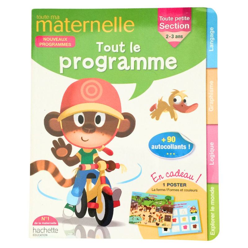 Livre enfant Toute ma maternelle tout le programme TPS