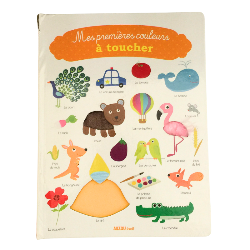Livre enfant Mes premières couleurs à toucher