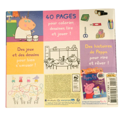 Livre de coloriage enfant Peppa Pig avec crayons
