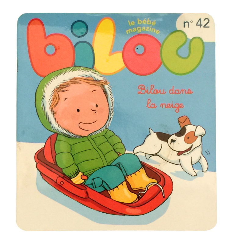 Livre enfant Bilou dans la neige imagier bébé