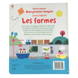 Livre enfant Mon premier imagier les formes avec rabats