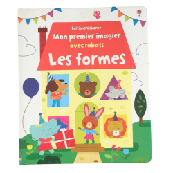 Livre enfant Mon premier imagier les formes avec rabats