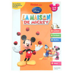 Livre enfant La maison de Mickey activités éducatives
