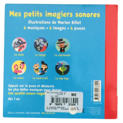 Livre sonore enfant Mes musiques pour danser