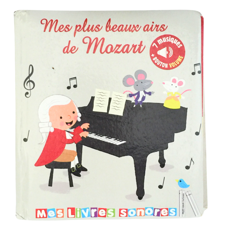 Livre sonore enfant Mozart musiques classiques