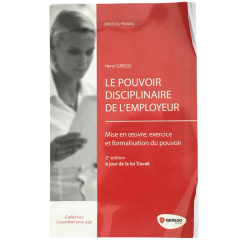 Livre droit du travail pouvoir disciplinaire employeur