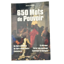 Livre 650 mots de pouvoir communication et persuasion