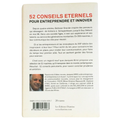 Livre 52 conseils éternels entreprendre et innover