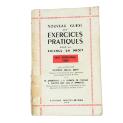 Livre exercices pratiques droit international public licence