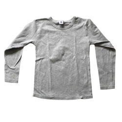 T-shirt manches longues Petit Bateau gris 12 ans