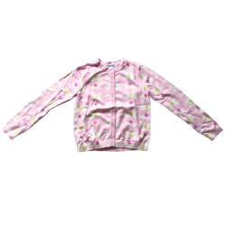 Gilet enfant Jacadi Paris rose imprimé 10 ans
