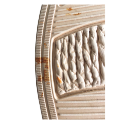 Espadrilles femme effet métallisé argent taille 38