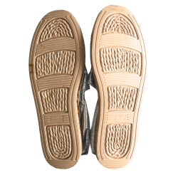 Espadrilles femme effet métallisé argent taille 38