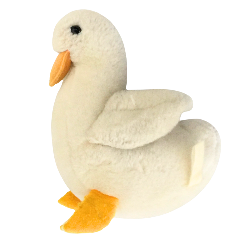 Peluche canard blanc bébé enfant