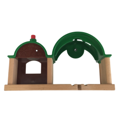 Gare BRIO en bois pour circuit train
