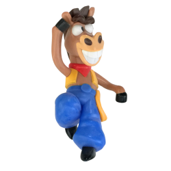 Figurine cheval dessin animé collection