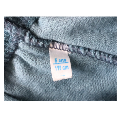 Pantalon de pyjama enfant bleu taille 5 ans