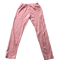 Pantalon de pyjama à carreaux rose enfant taille 8 ans
