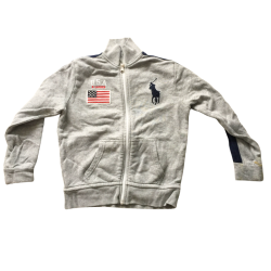 Sweat zippé Polo Ralph Lauren garçon taille 6 ans
