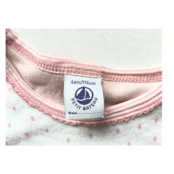 Ensemble pyjama Petit Bateau fille taille 6 ans