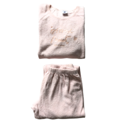 Ensemble pyjama Petit Bateau rose taille 8 ans