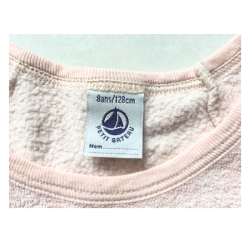 Ensemble pyjama Petit Bateau rose taille 8 ans
