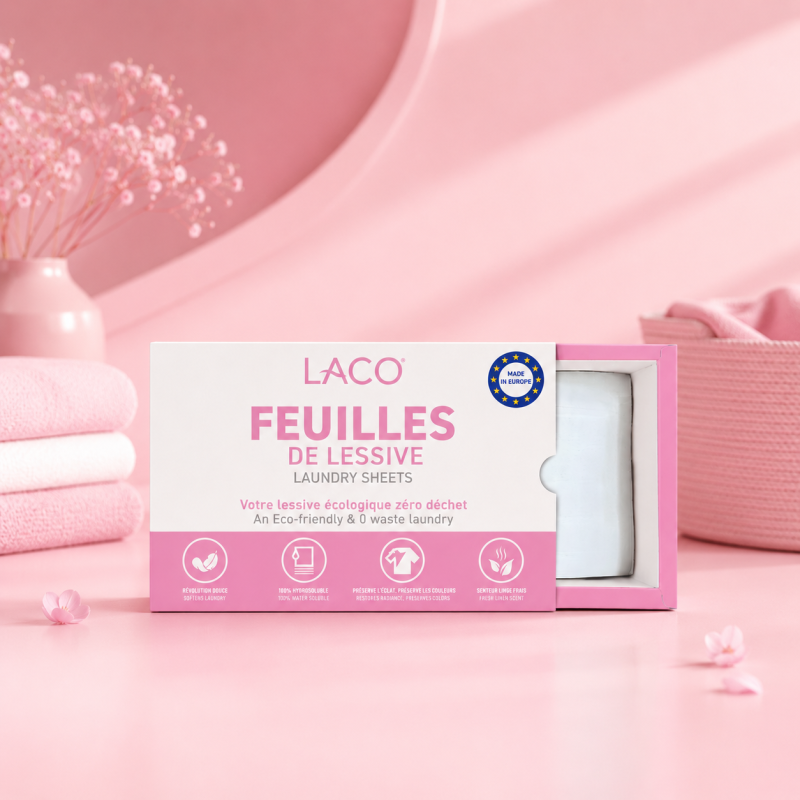 Lessive en feuilles : 100% hydrosoluble et zéro déchet