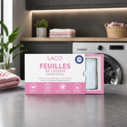 Lessive en feuilles : 100% hydrosoluble et zéro déchet